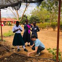 Gardening with SEGA Students 