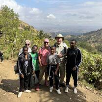 Hiking with SEGA Students to local waterfall 