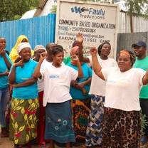Kakuma refugee Camp women empowerment group after training session 