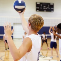 Sport volleyball camp in France
