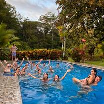 Team of Leapers chilling in the pool