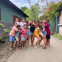Children and Leapers hanging out together