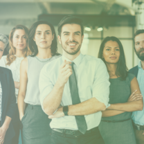 A group of business professional