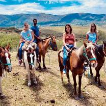 students riding horses Argentina