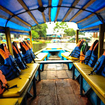 tour boat inside