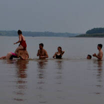 Bathing in the Amanzon