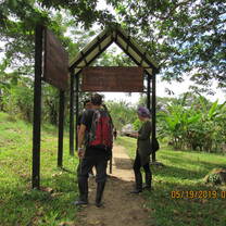 Hiking in the jungle