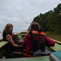 kayak on the river