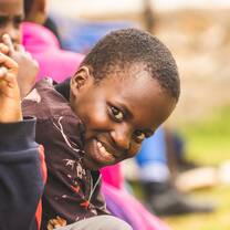 Happy kid participating in our programs
