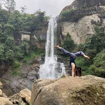 Visiting waterfalls