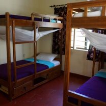 Shared rooms with bunkbeds