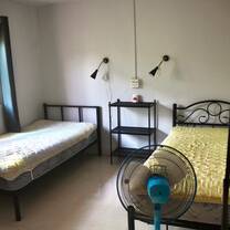 Example volunteer bedroom at the camp