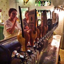 bar back including tap beers