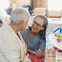 Volunteering with elderly in Cape Town
