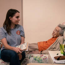 Volunteering with elderly in Cape Town