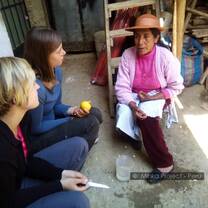visit and talk in a community house