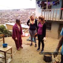 coordination visit to a family in the community
