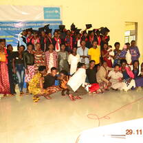 group of teen mothers who received support