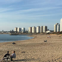 Coastline on Montevideo