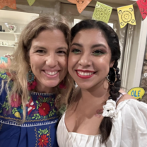 selfie of two women