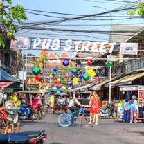 street shot of a Cambodian market