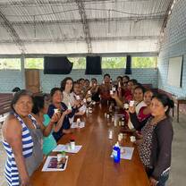 Workshop with indigenous woman association 
