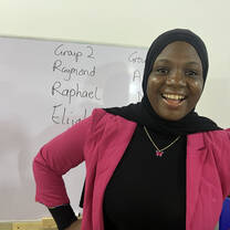 Ushama, one of our Coding Trainers