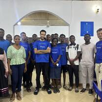 Some of our CodeCamp staff students