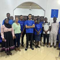 Some of our CodeCamp staff students