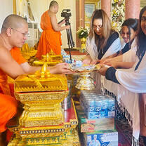 Visit Buddhist Temples during your orientation in Phnom Penh.