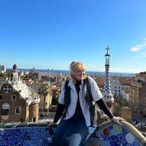 Student at Park Guell