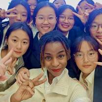 Pauline and her students