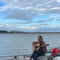 Enjoying some music on the river