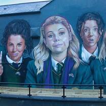 Mural of the Derry Girls