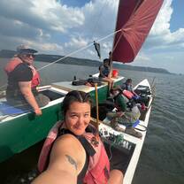 Selfie on the river