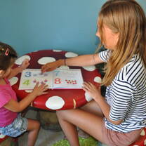 English assistant with kid