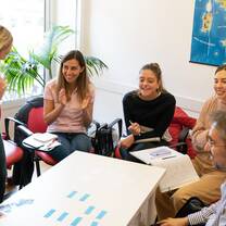 IFA students engaged in Italian language class
