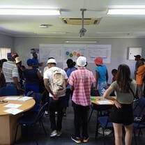 Students on a classroom 