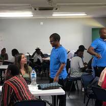 Students in a classroom