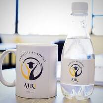 Coffee and water free for students that are with AIR1 ENGLISH ACADEMY