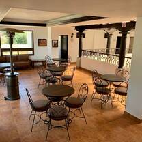 tables and chairs