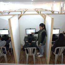 computer cubicle