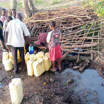 Communities have resorted to drinking water from open water wells