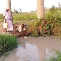 Communities have resorted to drinking water from open water wells