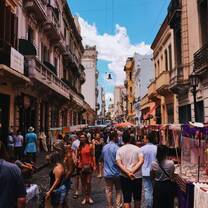 Students walking the streets of Buenos Aires