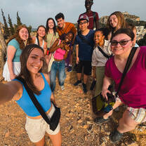 students taking a selfie