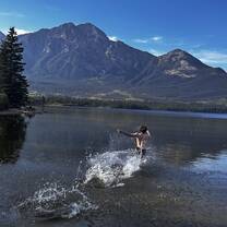 Pyramid Lake and Mountain