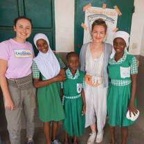 Meeting school children