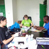 GXVO Volunteers working in hospital