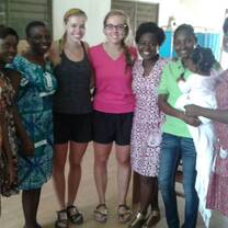 GXVO volunteers with public health team in a hospital